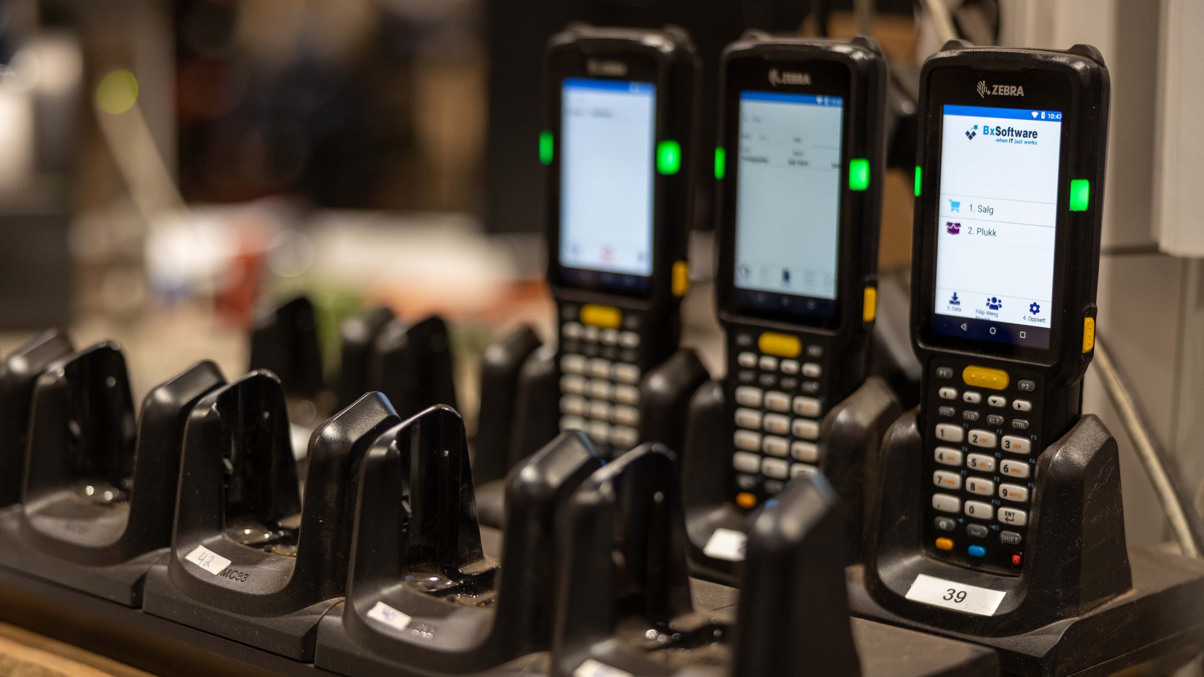 Barcode scanners background